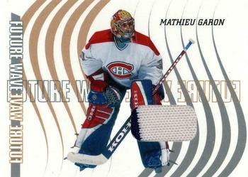 2002-03 Be a Player Between the Pipes - Future Wave #6 Mathieu Garon Front