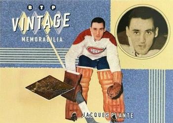 2002-03 Be a Player Between the Pipes - Vintage Memorabilia #VM-10 Jacques Plante Front