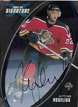 2002-03 Be a Player Signature Series - Autographs #106 Kristian Huselius Front