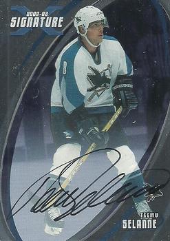 2002-03 Be a Player Signature Series - Autographs #116 Teemu Selanne Front