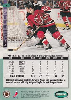 1994-95 Parkhurst #122 Corey Millen Back