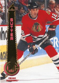 1994-95 Pinnacle #117 Brent Sutter Front