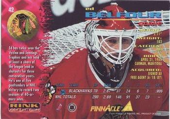 1994-95 Pinnacle - Rink Collection #42 Ed Belfour Back