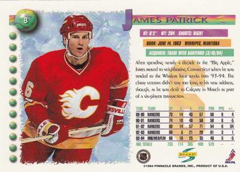 1994-95 Score #8 James Patrick Back