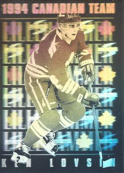 1994-95 Score - Canadian Team #CT16 Ken Lovsin Front