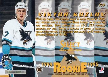 1994-95 Select #174 Viktor Kozlov Back