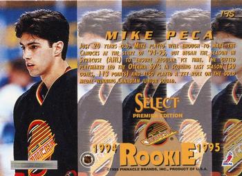 1994-95 Select #198 Mike Peca Back