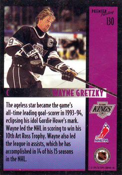 1994-95 Topps Premier #130 Wayne Gretzky Back