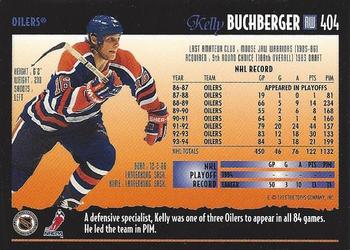 1994-95 Topps Premier #404 Kelly Buchberger Back