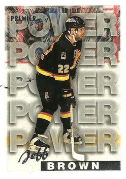 1994-95 Topps Premier #487 Jeff Brown Front