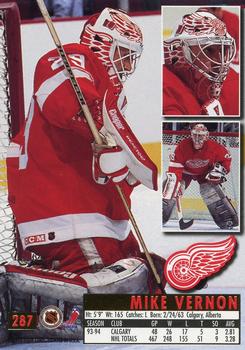 1994-95 Ultra #287 Mike Vernon Back