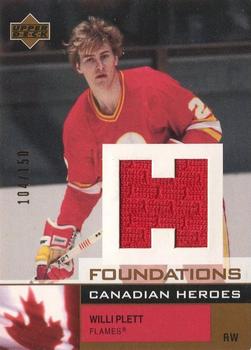 2002-03 Upper Deck Foundations - Canadian Heroes #C-WP Willi Plett Front