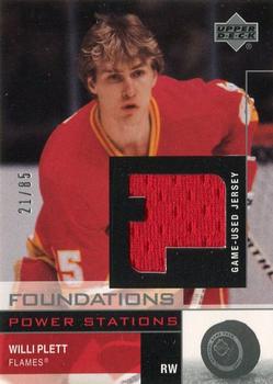 2002-03 Upper Deck Foundations - Power Stations Silver #S-WP Willi Plett Front