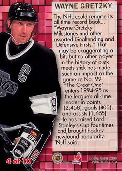 1994-95 Ultra - Premier Pivots #4 Wayne Gretzky Back
