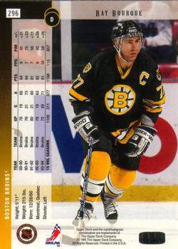 1994-95 Upper Deck #296 Ray Bourque Back