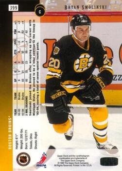 1994-95 Upper Deck - Electric Ice #399 Bryan Smolinski Back