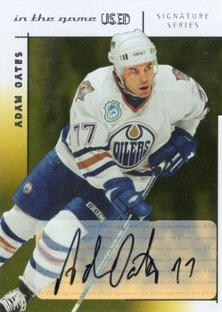 2003-04 In The Game Used Signature Series - Autographs Gold #A-AO Adam Oates Front