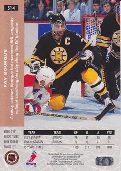 1994-95 Upper Deck - SP #SP-4 Ray Bourque Back