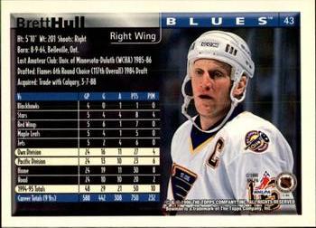 1995-96 Bowman #43 Brett Hull Back