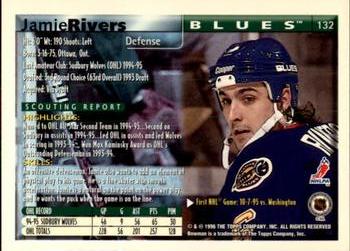 1995-96 Bowman #132 Jamie Rivers Back