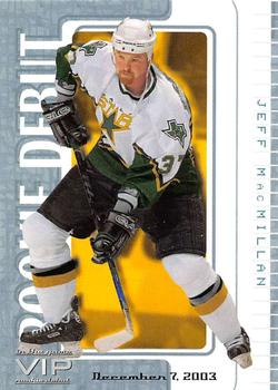 2003-04 In The Game VIP #77 Jeff MacMillan Front