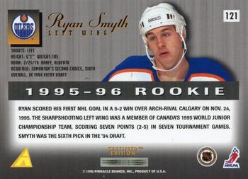 1995-96 Select Certified #121 Ryan Smyth Back