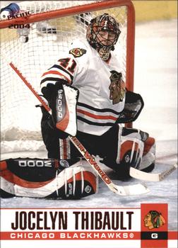 2003-04 Pacific - Red #77 Jocelyn Thibault Front