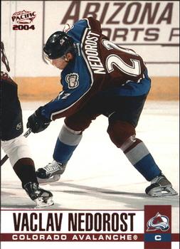 2003-04 Pacific - Red #86 Vaclav Nedorost Front