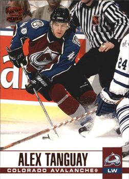 2003-04 Pacific - Red #90 Alex Tanguay Front