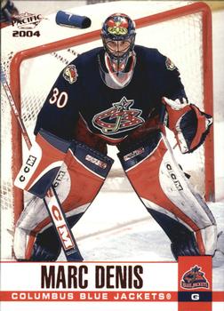 2003-04 Pacific - Red #92 Marc Denis Front