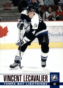 2003-04 Pacific - Red #308 Vincent Lecavalier Front