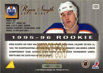 1995-96 Select Certified - Mirror Gold #121 Ryan Smyth Back