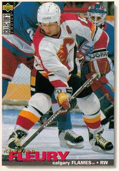 1995-96 Collector's Choice #201 Theoren Fleury Front