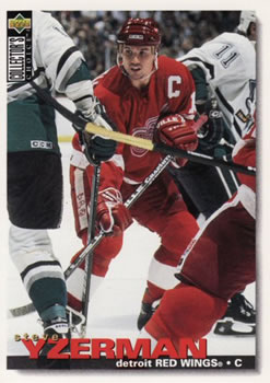 1995-96 Collector's Choice #266 Steve Yzerman Front