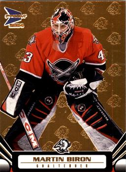 2003-04 Pacific Prism - Gold #14 Martin Biron Front