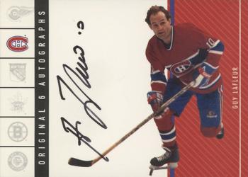 2003-04 Parkhurst Original Six Montreal - Autographs #OS-GL Guy Lafleur Front