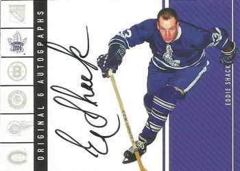 2003-04 Parkhurst Original Six Toronto - Autographs #OS-ES Eddie Shack Front