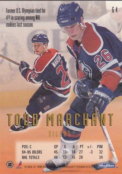 1995-96 SkyBox E-Motion #64 Todd Marchant Back