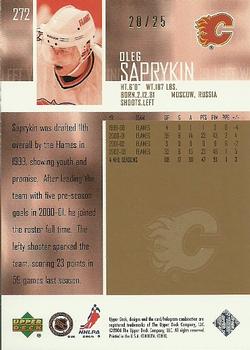 2003-04 Upper Deck - UD High Gloss #272 Oleg Saprykin Back