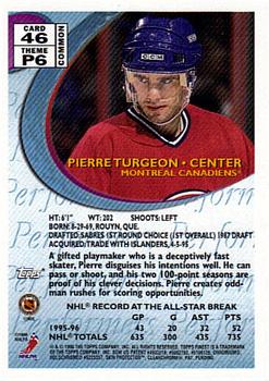 1995-96 Finest #46 Pierre Turgeon Back