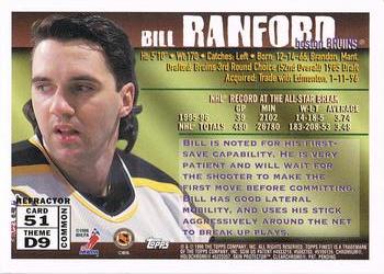 1995-96 Finest - Refractors #51 Bill Ranford Back