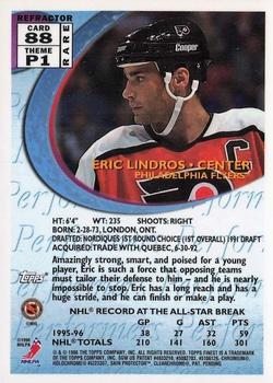 1995-96 Finest - Refractors #88 Eric Lindros Back