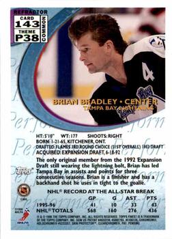 1995-96 Finest - Refractors #143 Brian Bradley Back