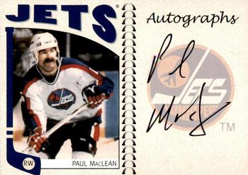 2004-05 In The Game Franchises Canadian - Autographs #A-PML Paul MacLean Front
