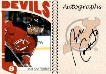 2004-05 In The Game Franchises US East - Autographs #A-BCA Bob Carpenter Front