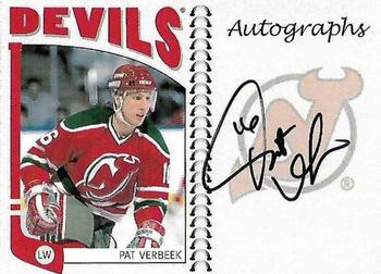 2004-05 In The Game Franchises US East - Autographs #A-PV2 Pat Verbeek Front