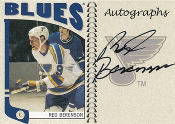 2004-05 In The Game Franchises US West - Autographs #A-RBE Red Berenson Front