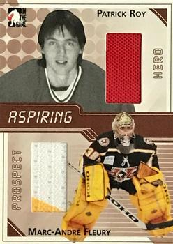 2004-05 In The Game Heroes and Prospects - Aspiring #ASP-3 Patrick Roy / Marc-Andre Fleury Front