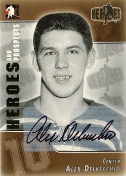 2004-05 In The Game Heroes and Prospects - Autographs #A-AD Alex Delvecchio Front
