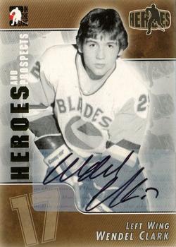 2004-05 In The Game Heroes and Prospects - Autographs #A-WCL Wendel Clark Front